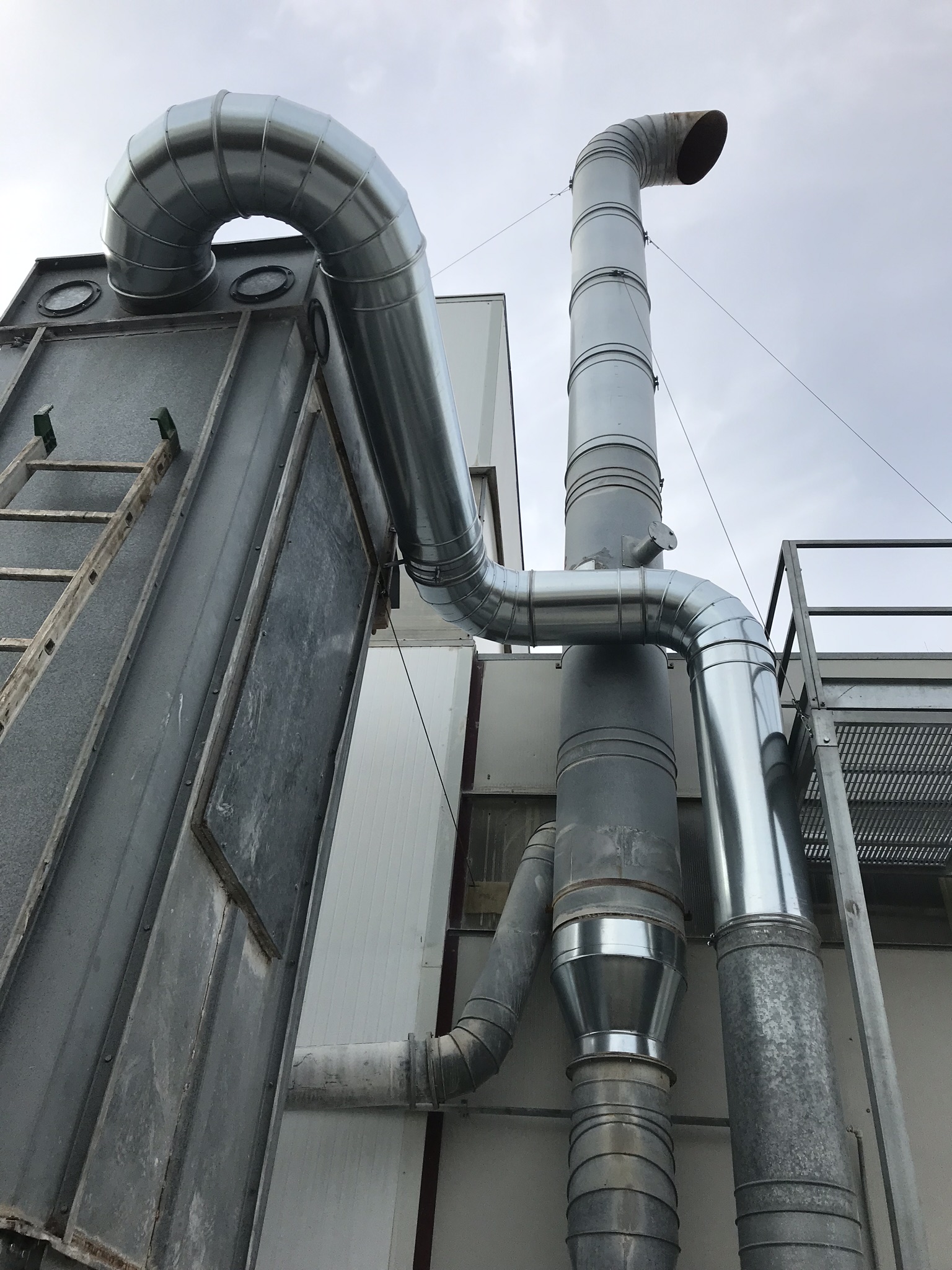 Impianti di aspirazione industriale