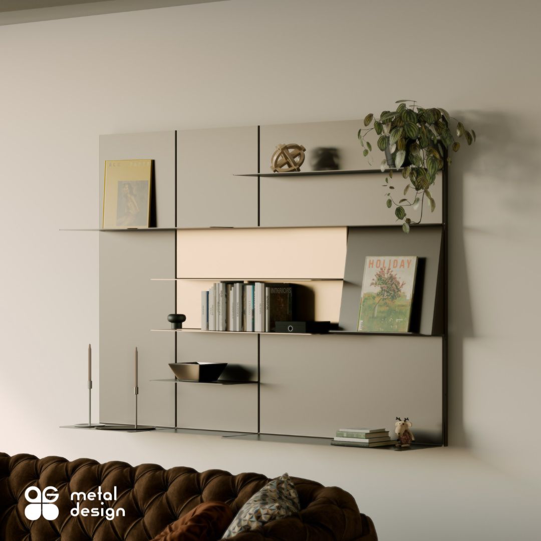 Libreria messineo agmetal design